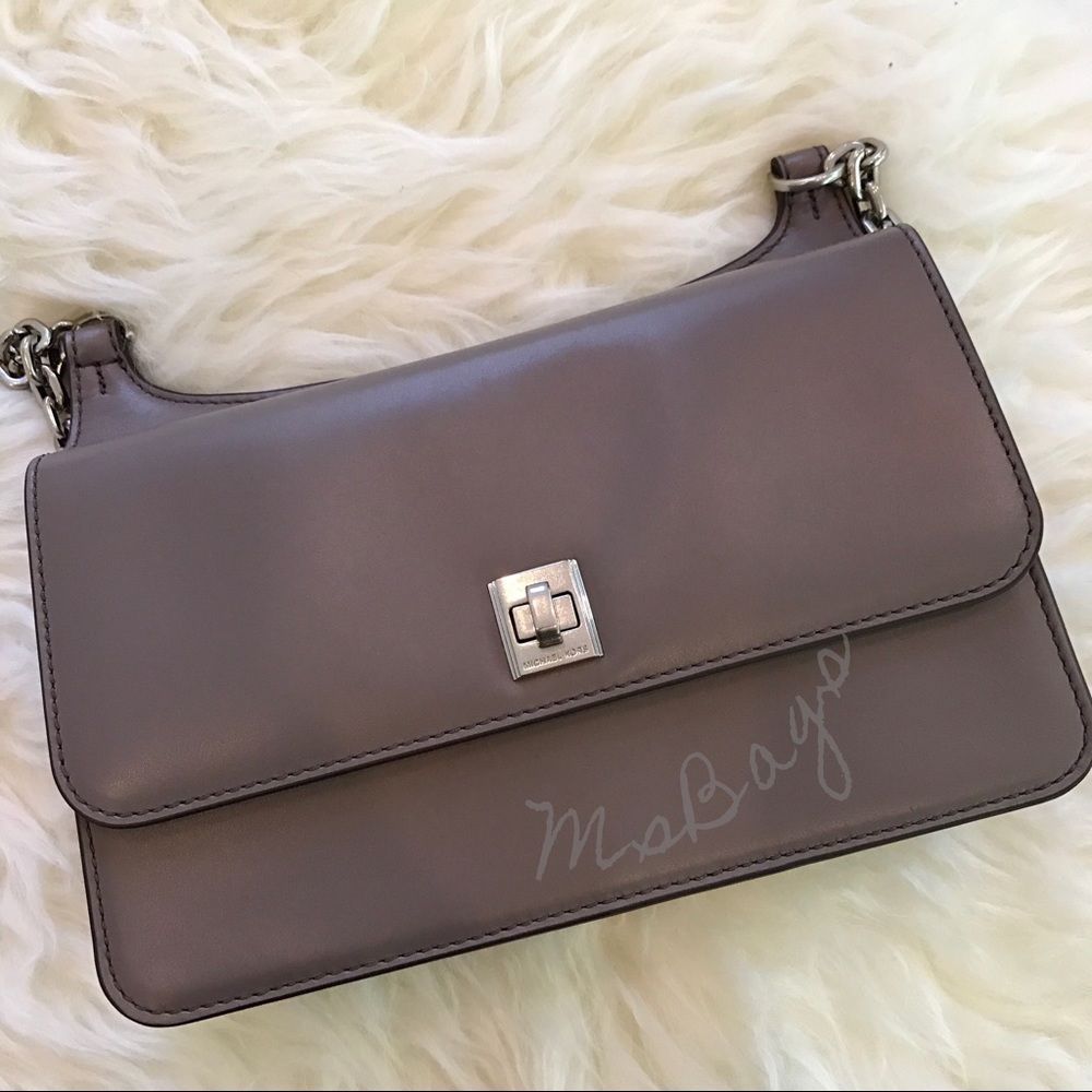 Michael kors Natalie Medium Leather Messenger Bag